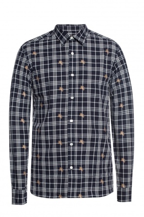 Logo-embroidered shirt, zdjęcie 1 Logo-embroidered shirt od Burberry